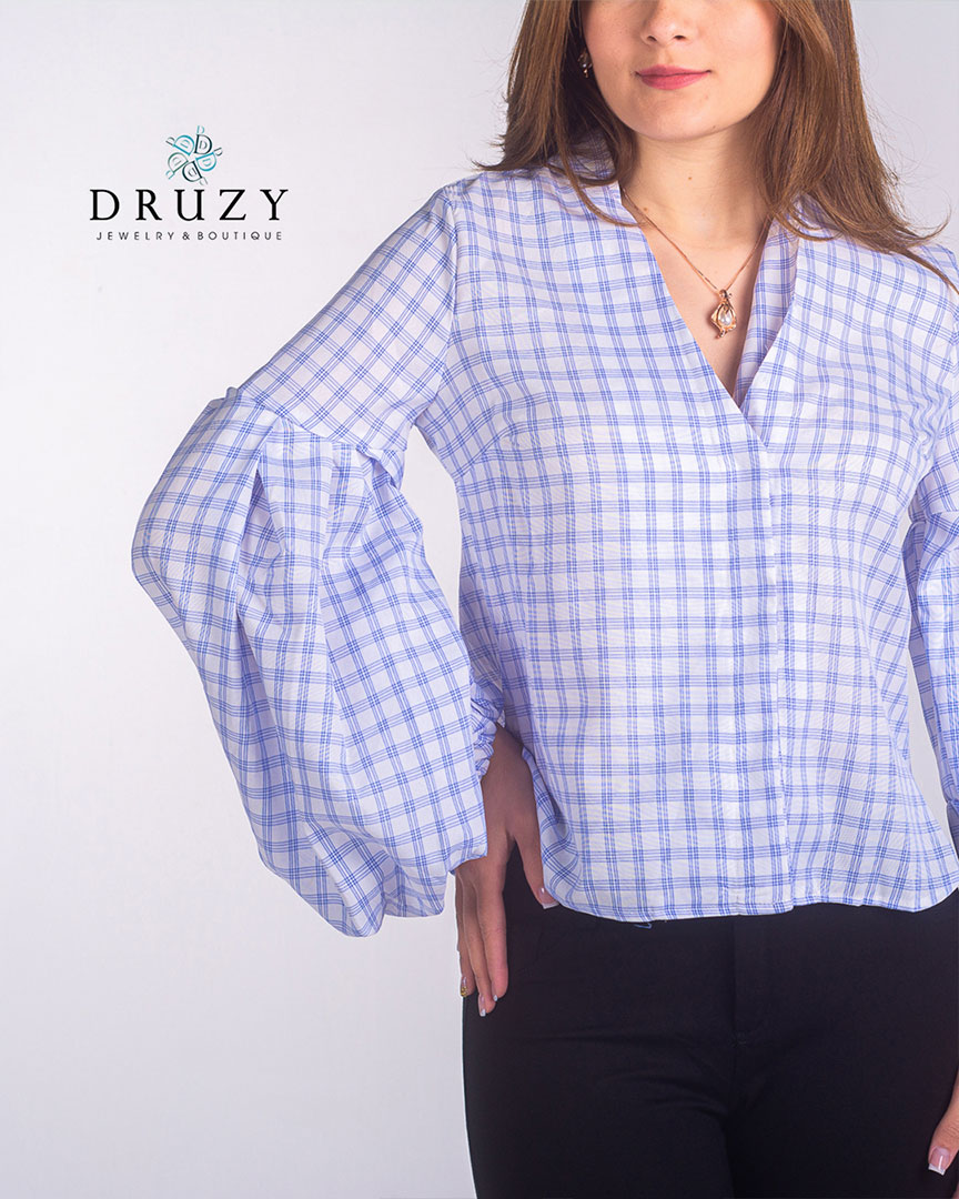 Blusa mangas farol