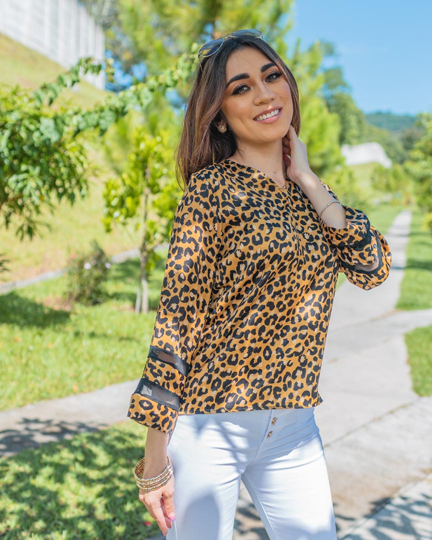 Blusa animal print